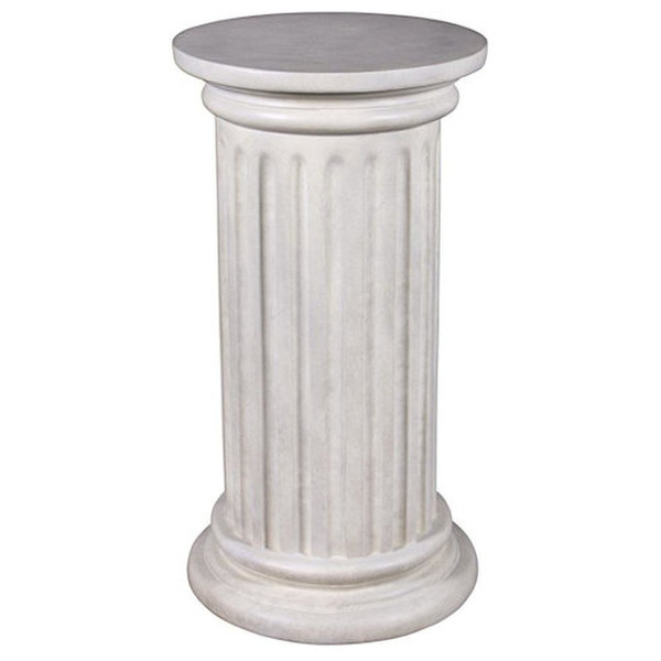 Traditional Roman Doric Column Classical Fluted Statuary Pedestals